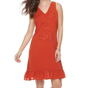 NWT Sharagano Chiffon Dress Size 6